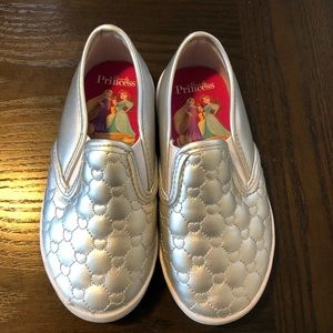 Silver Slip-ons Girls Size 10
